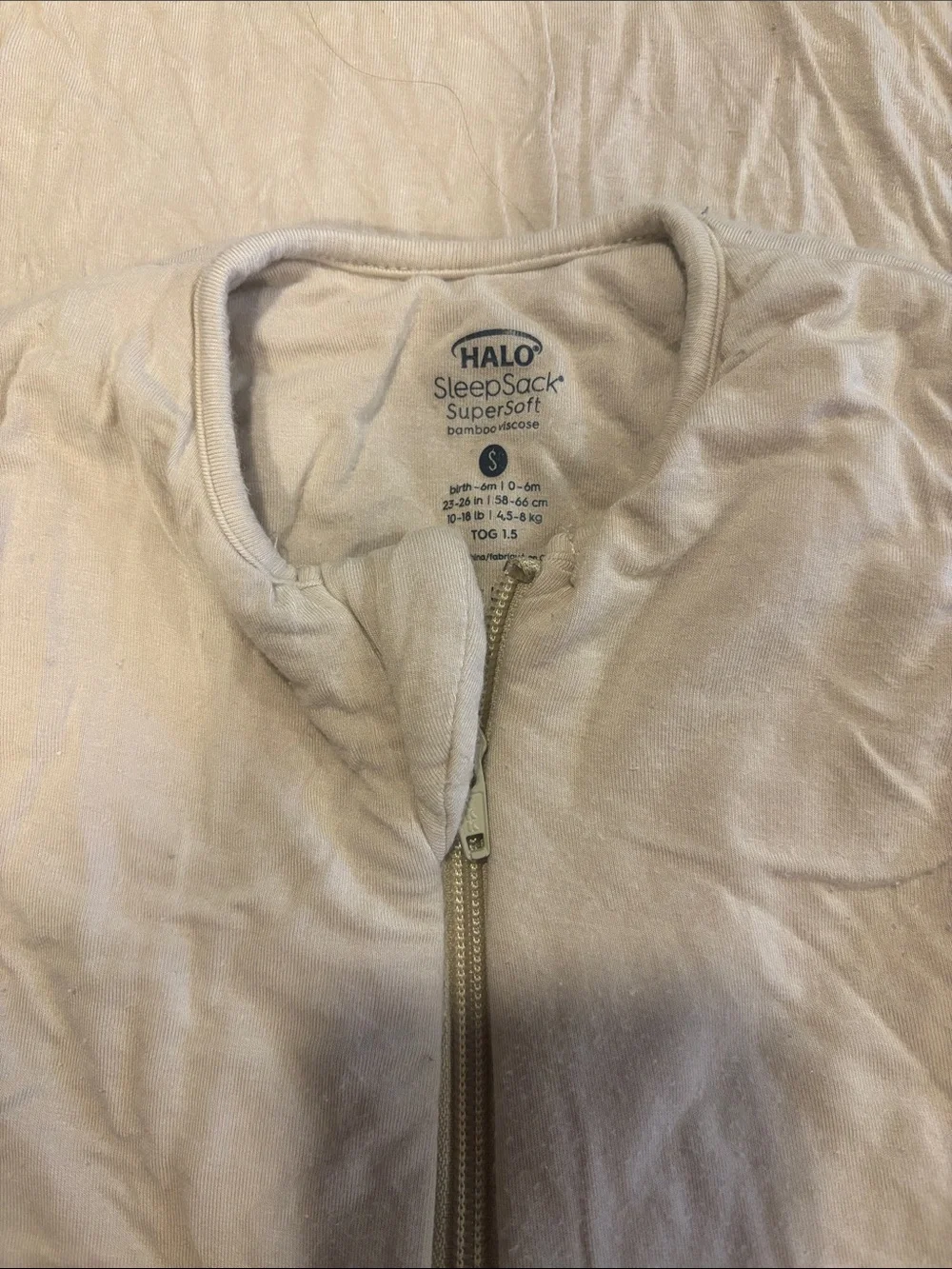 Halo Cream Sleepsack - small